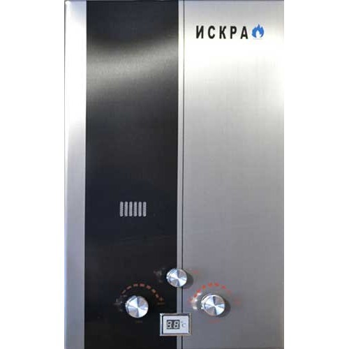 Газовая колонка Искра 20L нержавейка