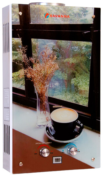 Газова колонка SAVANNA LCD 10L (кофе)